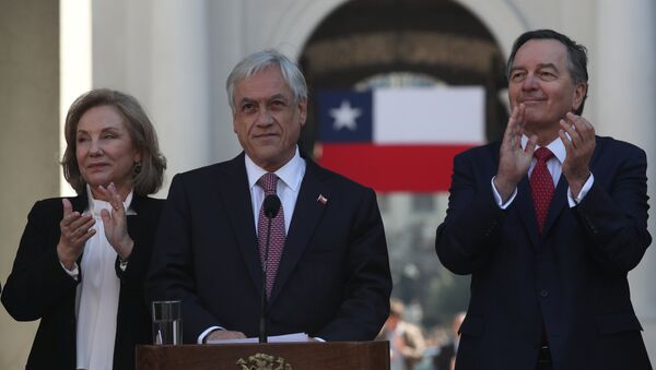 Sebastián Piñera, presidente de Chile - Sputnik Mundo