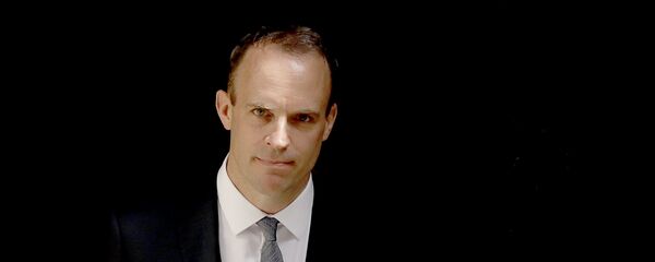 Dominic Raab, ministro para el Brexit Dominic Raab, ministro para el Brexit - Sputnik Mundo