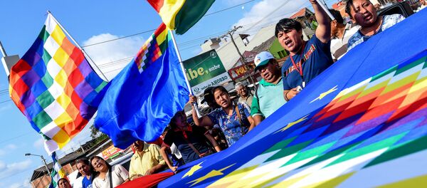 Activistas bolivianos Activistas bolivianos - Sputnik Mundo