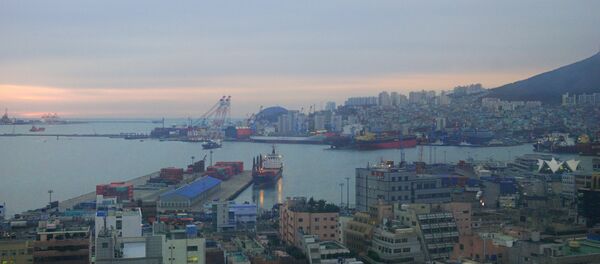 Puerto de Busan, Corea del Sur - Sputnik Mundo