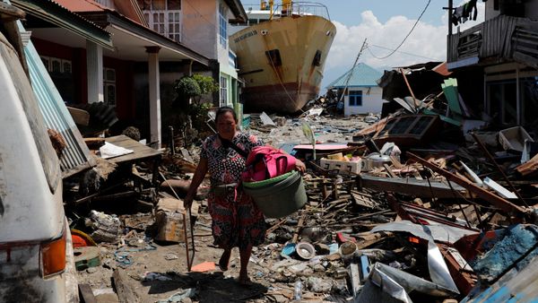 Consecuencias del sismo en Indonesia Consecuencias del sismo en Indonesia - Sputnik Mundo