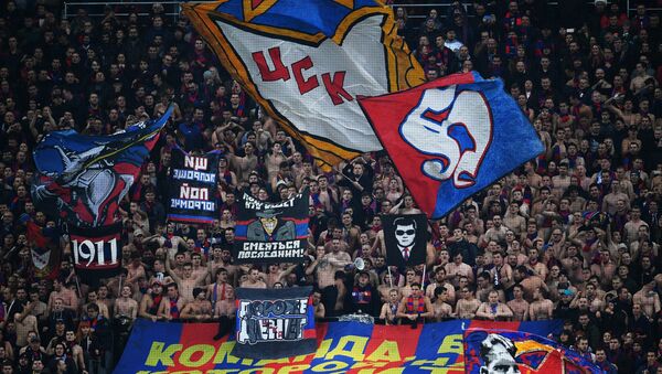 Hinchas de CSKA (imagen referencial) - Sputnik Mundo