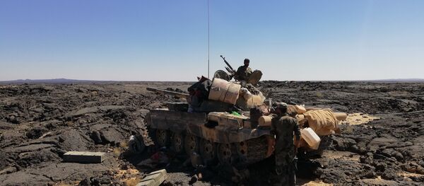El Ejército sirio logró arrebatar a los terroristas sus reservas de agua fresca en el desierto de Suwaida - Sputnik Mundo