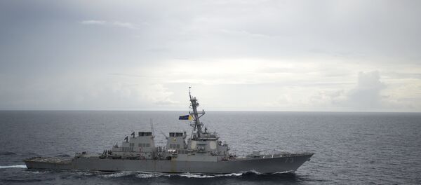 El USS Decatur en aguas chinas - Sputnik Mundo