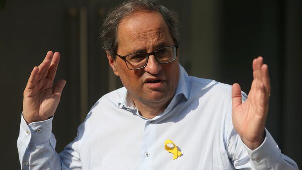 Quim Torra, presidente de la Generalitat de Cataluña - Sputnik Mundo