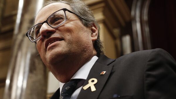 Quim Torra, presidente de la Generalitat de Cataluña - Sputnik Mundo