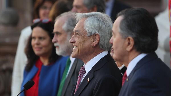 Sebastián Piñera, presidente de Chile - Sputnik Mundo