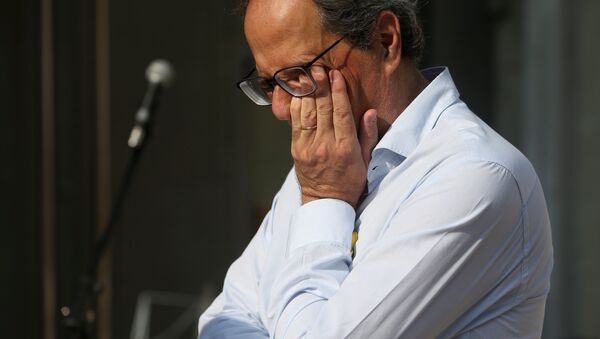 Quim Torra, presidente de la Generalitat de Cataluña - Sputnik Mundo