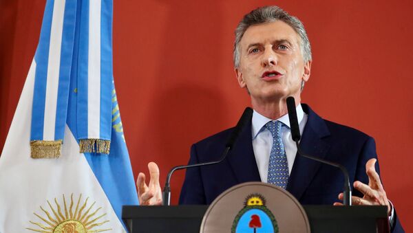 El presidente de Argentina, Mauricio Macri - Sputnik Mundo