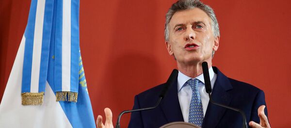 El presidente de Argentina, Mauricio Macri - Sputnik Mundo