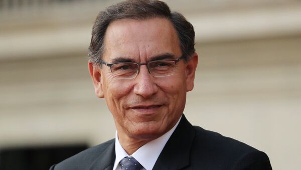 Martín Vizcarra, presidente de Perú - Sputnik Mundo