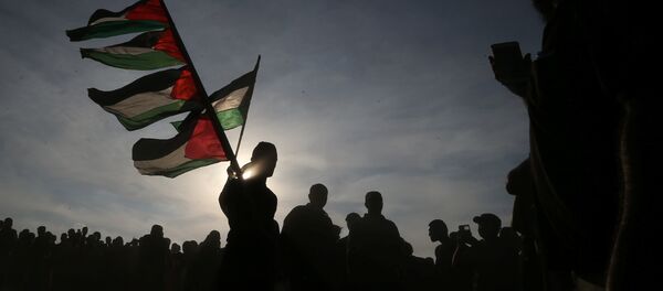 Protestas en Gaza - Sputnik Mundo