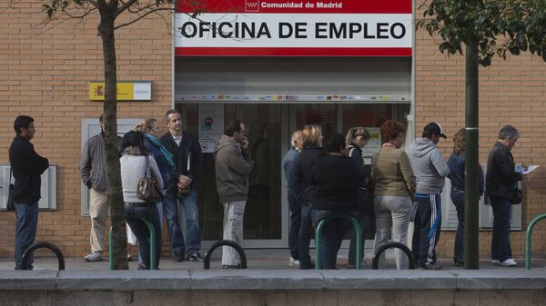 Oficina de empleo en Madrid (archivo) - Sputnik Mundo