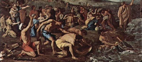 El paso del mar Rojo, una obra de Nicolas Poussin - Sputnik Mundo