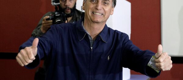Jair Bolsonaro, candidato a la Presidencia de Brasil (archivo) - Sputnik Mundo