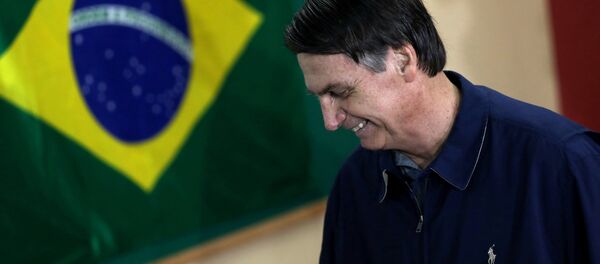 Jair Bolsonaro, candidato a la Presidencia de Brasil Jair Bolsonaro, candidato a la Presidencia de Brasil - Sputnik Mundo