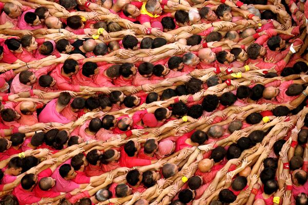 Así son los 'castellers': las pirámides humanas de Cataluña - Sputnik Mundo