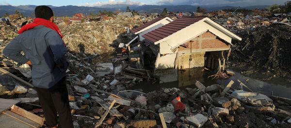 Consecuencias del sismo en Indonesia - Sputnik Mundo