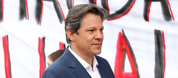 Fernando Haddad, candidato presidencial brasileño - Sputnik Mundo