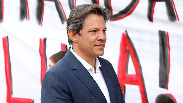 Fernando Haddad, candidato presidencial brasileño - Sputnik Mundo