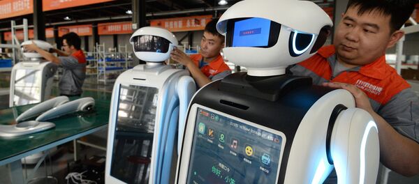 Una fábrica china de robots - Sputnik Mundo