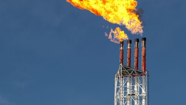Una planta de licuefacción de gas (archivo) Una planta de licuefacción de gas (archivo) - Sputnik Mundo