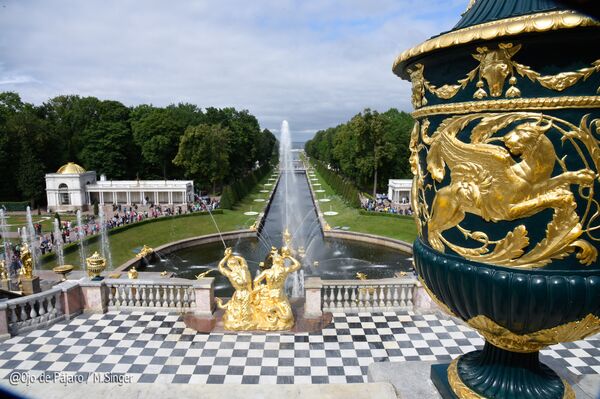 El palacio de Peterhof, San Petersburgo - Sputnik Mundo