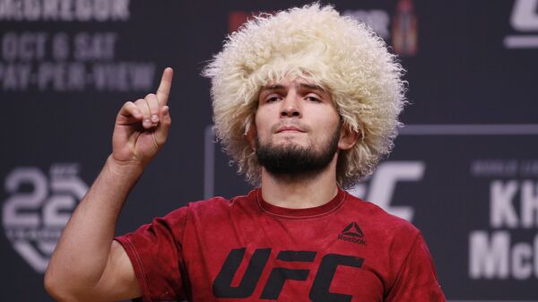 Khabib Nurmagomedov, luchador ruso de artes marciales mixtas - Sputnik Mundo