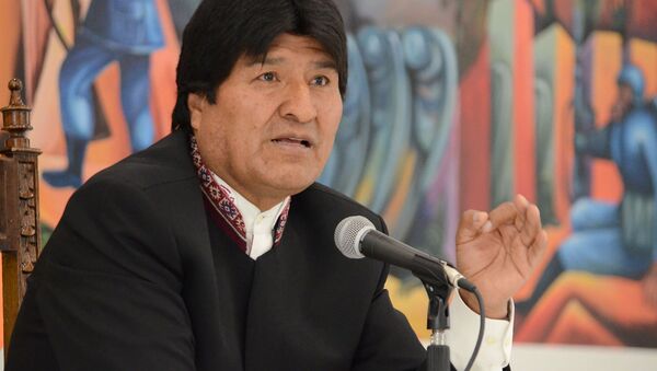 Evo Morales, presidente de Bolivia - Sputnik Mundo