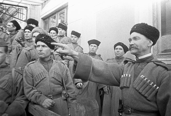 Cosacos ucranianos (archivo) - Sputnik Mundo