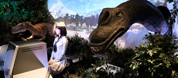 La recepción del hotel Henna de Tokio - Sputnik Mundo