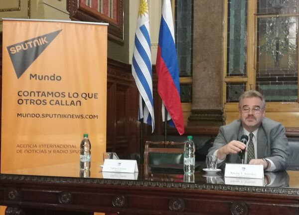 El embajador de Rusia en Uruguay, Nikolay Sofinskiy El embajador de Rusia en Uruguay, Nikolay Sofinskiy - Sputnik Mundo