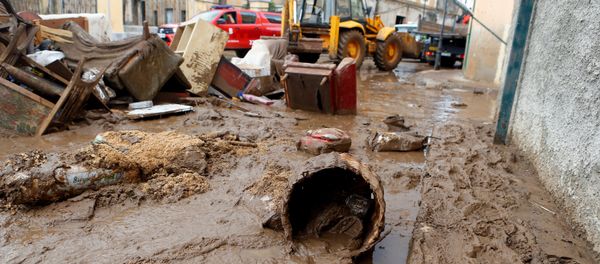 Las inundaciones en Mallorca, España - Sputnik Mundo