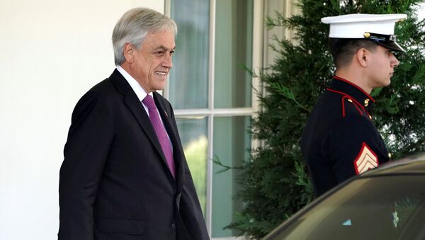 Sebastián Piñera, presidente de Chile - Sputnik Mundo