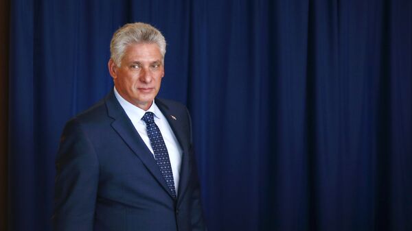 Miguel Díaz-Canel, presidente de Cuba - Sputnik Mundo