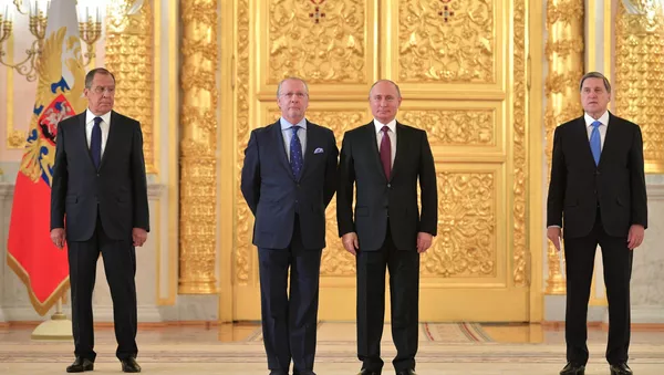 Fernando Valderrama Pareja, nuevo embajador de España en Rusia, en el Kremlin - Sputnik Mundo