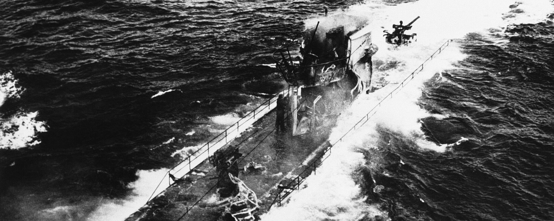 Un submarino nazi durante la Segunda Guerra Mundial, imagen referencial - Sputnik Mundo, 1920, 20.10.2022