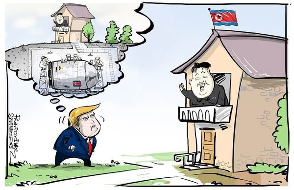 Trump duda del desmantelamiento del programa nuclear norcoreano y de Kim Jong-un Trump duda del desmantelamiento del programa nuclear norcoreano y de Kim Jong-un - Sputnik Mundo