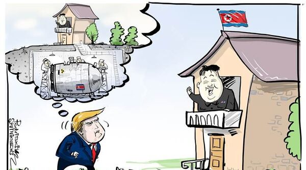 Trump duda del desmantelamiento del programa nuclear norcoreano y de Kim Jong-un - Sputnik Mundo