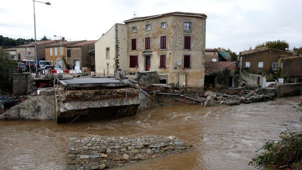 Las inundaciones en Francia Las inundaciones en Francia - Sputnik Mundo