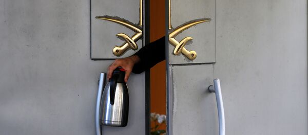 La puerta del Consulado General de Arabia Saudí en Estambul, Turquía (imagen referencial) - Sputnik Mundo