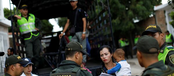 Migrantes venezolanos en Colombia (archivo) Migrantes venezolanos en Colombia (archivo) - Sputnik Mundo