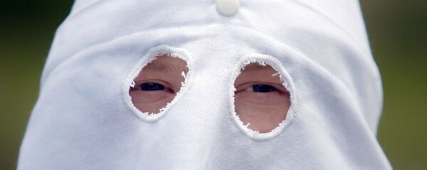 Un miembro de Ku Klux Klan (Archivo)  - Sputnik Mundo