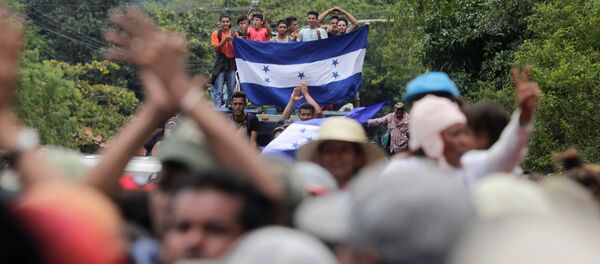 Migrantes hondureños - Sputnik Mundo