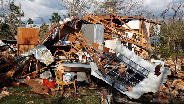 Consecuencias del huracán Michael en Florida - Sputnik Mundo