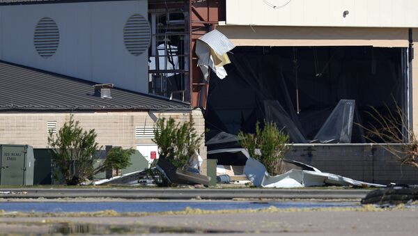 Base aérea Tyndall dañada por el huracán Michael - Sputnik Mundo