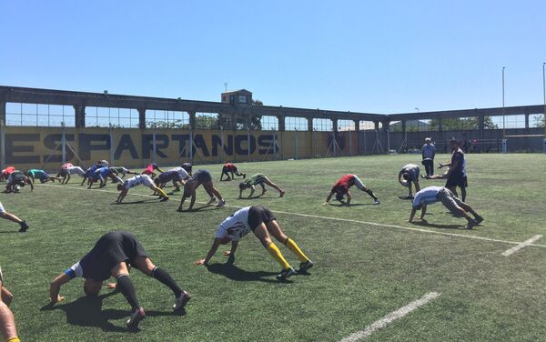 Entrenamiento de los Espartanos - Sputnik Mundo