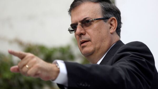 Marcelo Ebrard, jefe de la diplomacia del presidente electo mexicano Andrés Manuel López Obrador - Sputnik Mundo