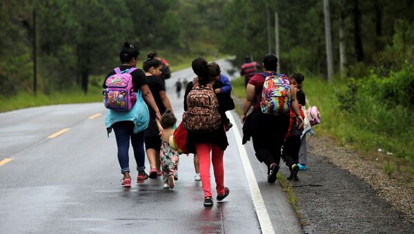 Migrantes hondureños - Sputnik Mundo