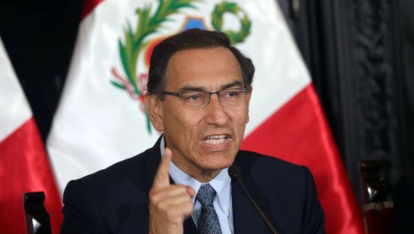 Martín Vizcarra, presidente de Perú - Sputnik Mundo